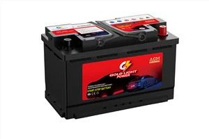 JIS/DIN Standard 6-QTF-80 H7 80Ah Nominell kapacitet Agm/Efb Batteri Start Stop Batterier
